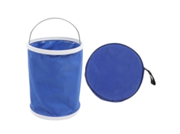 Lurelia Balde De Água Dobrável 13l Azul Pvc Portátil Campismo Pesca Viagem