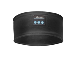 Faixa de Cabeça Bluetooth Sem Fio Música Malhar Correr Ioga Preto