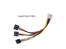 Lurelia Cabo Sata, 4 Pin, 4p, Ventoinhas