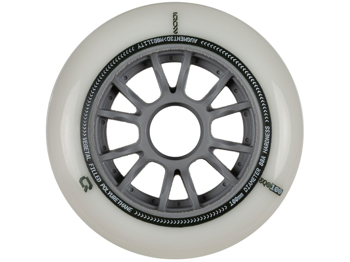Rodas de Patins Eqo 100 88A 3 Unidades Dourado 100 Mmiqon