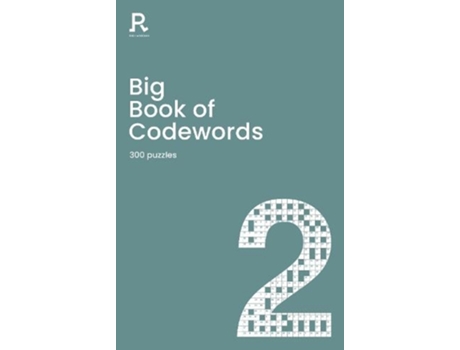Livro big book of codewords book 2 de richardson puzzles and games (inglês)