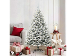 Vidaxl Árvore De Natal Artificial Pré-iluminada Com Conjunto De Bolas