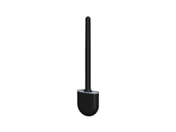 Conjunto de escova e suporte, silicone, à prova de gotejamento, preto AQUAFORGE