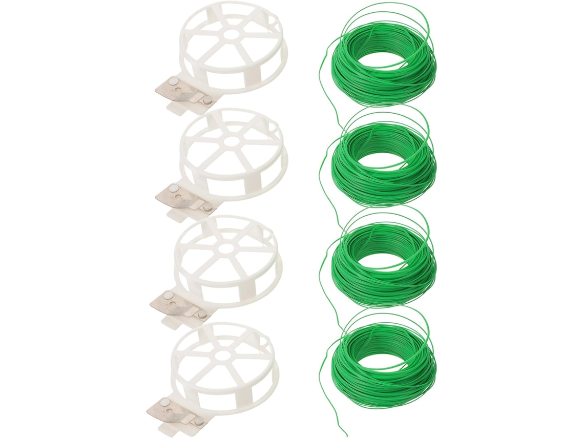 Rolos 50 M De Plástico, Amarras Flexíveis Verdes