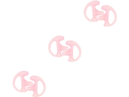3 Pares De Pontas Auriculares De Silicone Macias E Flexíveis Para Intercomunicadores.