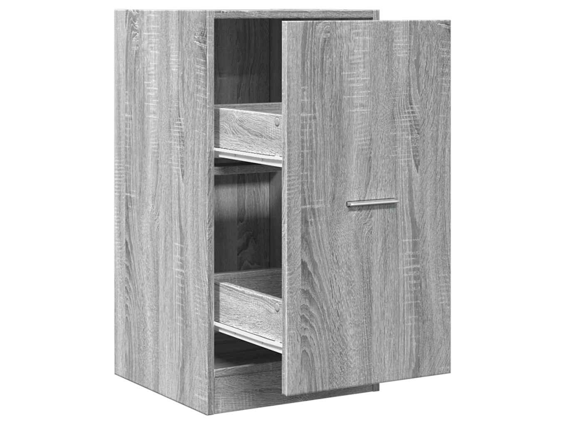 Armário Boticário Derivados Madeira Cinza Sonoma MAISON EXCLUSIVE (40x41x77,5 cm)