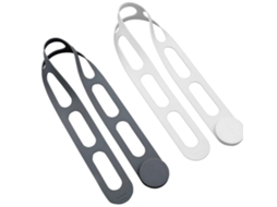 Conjunto De 2 Tiras Elásticas Multifuncionais Com Travamento Automático Para Organizar Caixas, Potes, Cortinas, Cabos