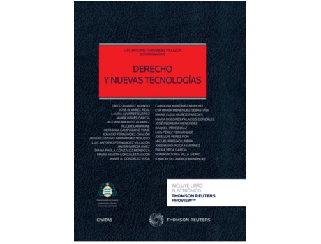 Livro Derecho Y Nuevas Tecnologías (Papel + E-Book) de Luis Antonio Fernández Villazón (Espanhol)