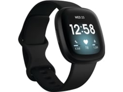 Relógio Desportivo FITBIT Versa 3 (Bluetooth - Até 6 dias de autonomia - Ecrã Tátil - Preto)