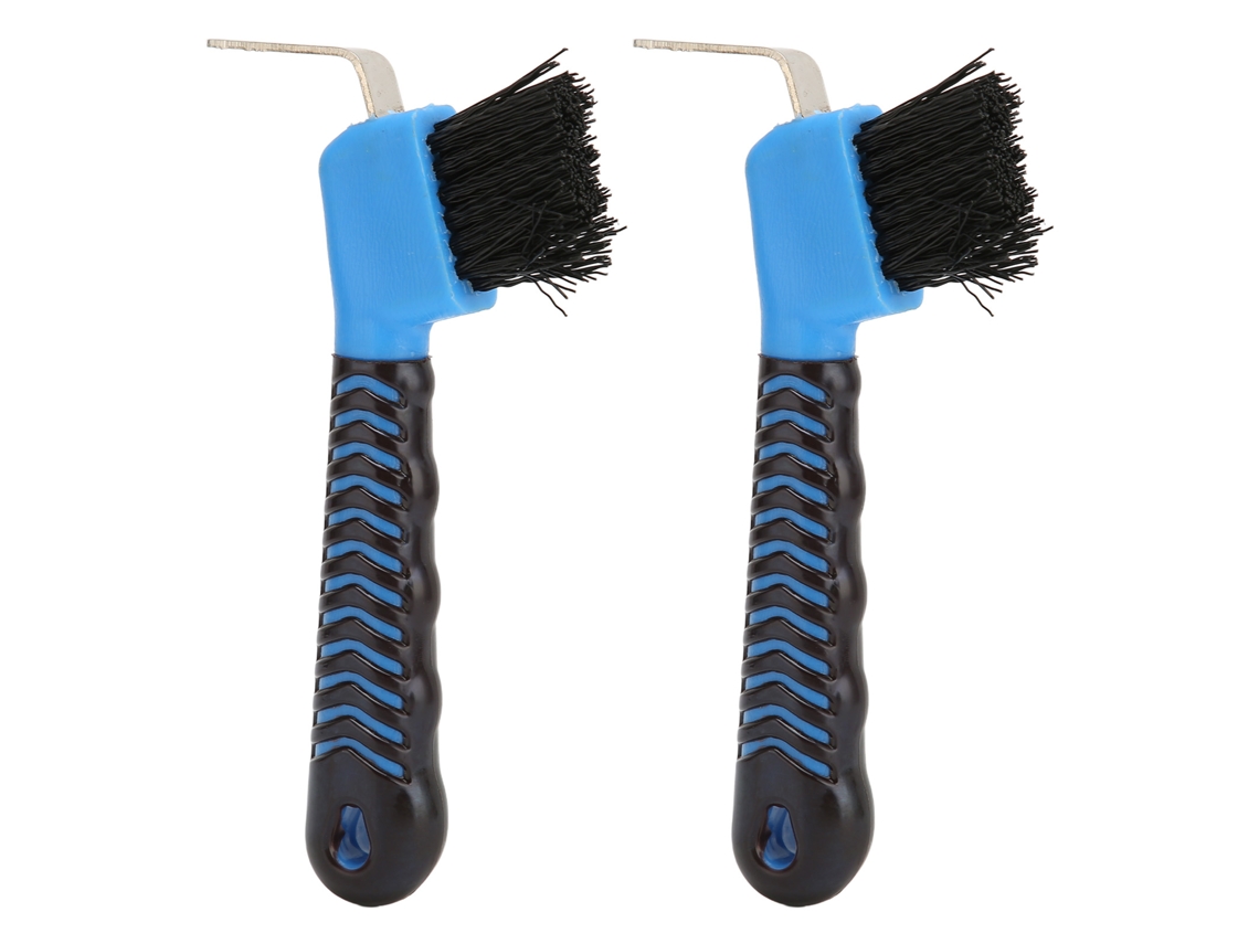 2pcs Escova de Casco de Cavalo, Cabo de Borracha