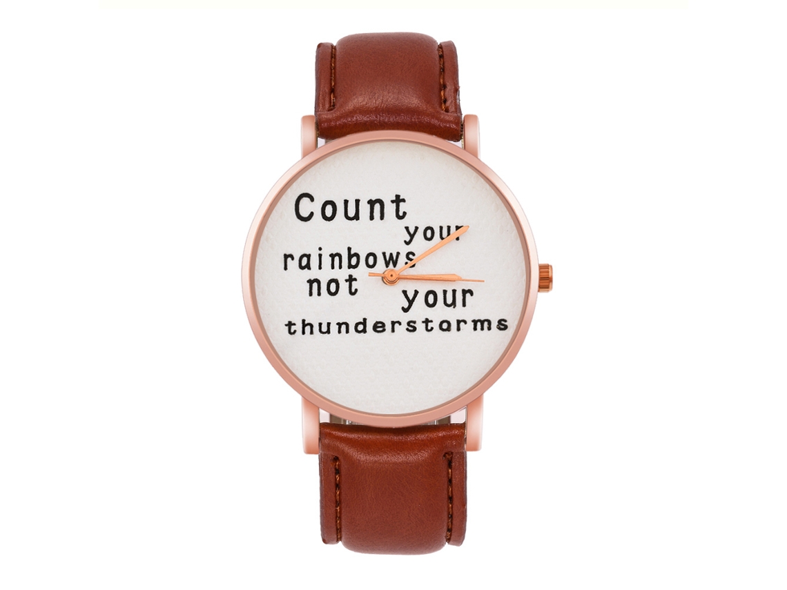 Reloj De Pulsera Unisex Con Movimiento De Cuarzo Zhoulianfa Zlf0670 Marrón Claro