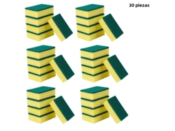 Conjunto de Esponjas de Limpeza MDUG (30 Peças)