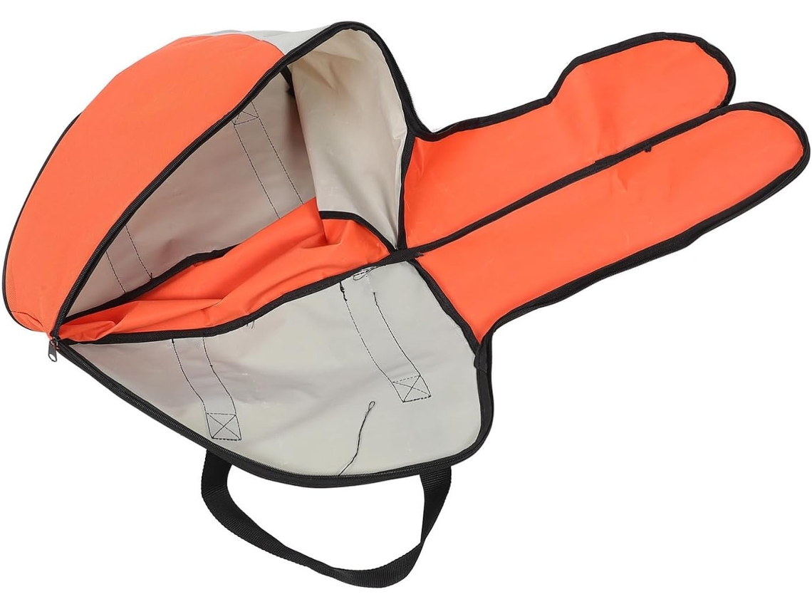 Bolsa Para Motosserra Luxshiny Em Tecido Oxford Laranja, Resistente Ao Desgaste, Alta Capacidade De Carga, Adequada Para