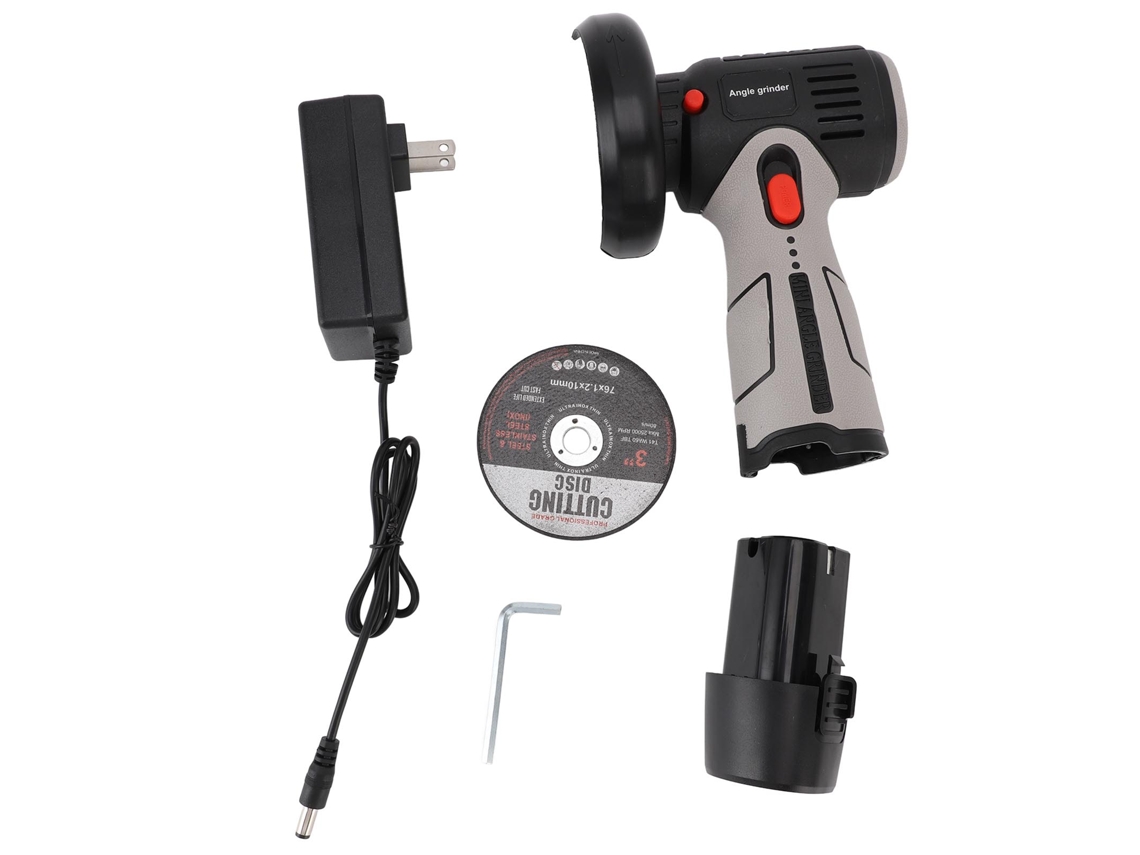 Lixadeira angular sem fio Primerox 12V com duas baterias