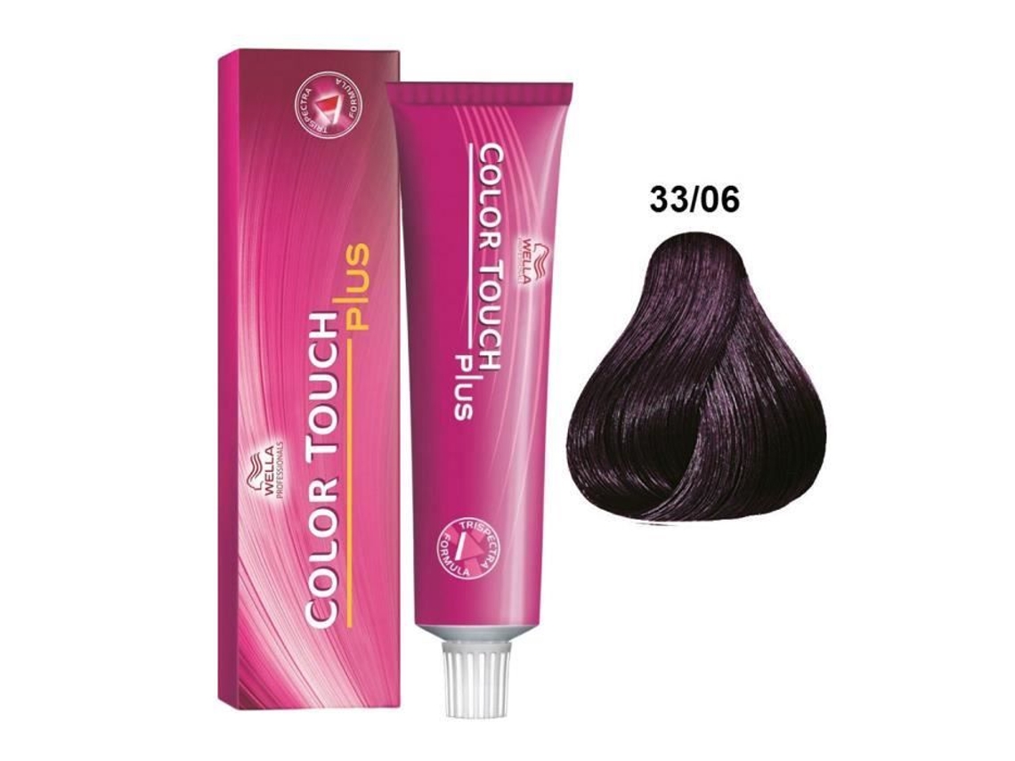 Color Touch Professional Plus 33 06 Intenso Castanho Escuro Natural Violeta Coloração