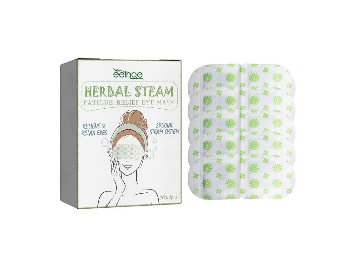 Máscara De Olhos Spa Descartável Com Compressa Quente E Úmida Para Alívio Da Fadiga Ocular, Máscara Para Dormir Com Efeito Relaxante Para Olhos I