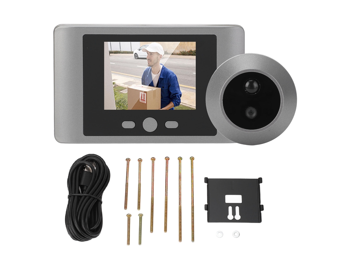 Visor Digital de Porta com Câmera Peephole 2.8