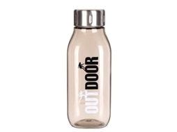Garrafa de água de plástico Linjou Tampa Flip Top Pond com Rede de Chá 900ml Marrom, 2026, livre de BPA, cor Tampa.