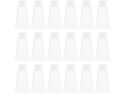 Tubos Flexíveis Recarregáveis De 5ml, Pacote Com 100 Tubos Vazios Para Loção Com Tampas De Rosca
