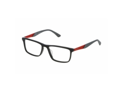 Armação de óculos de grau unissex Police VPL194-4908G1 (vermelha - metal - 130 mm - Ø 49 mm)