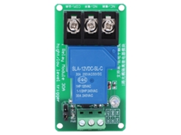 Módulo Relé de 1 Canal com Isolador Optoacoplador, Gatilho de Nível Alto/baixo, 30a 12v