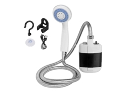 Chuveiro De Acampamento Portátil Alimentado Por Bateria, Chuveiro Elétrico Abs Para Áreas Externas, Ideal Para Viagens E Caminhadas. PENGDSJE