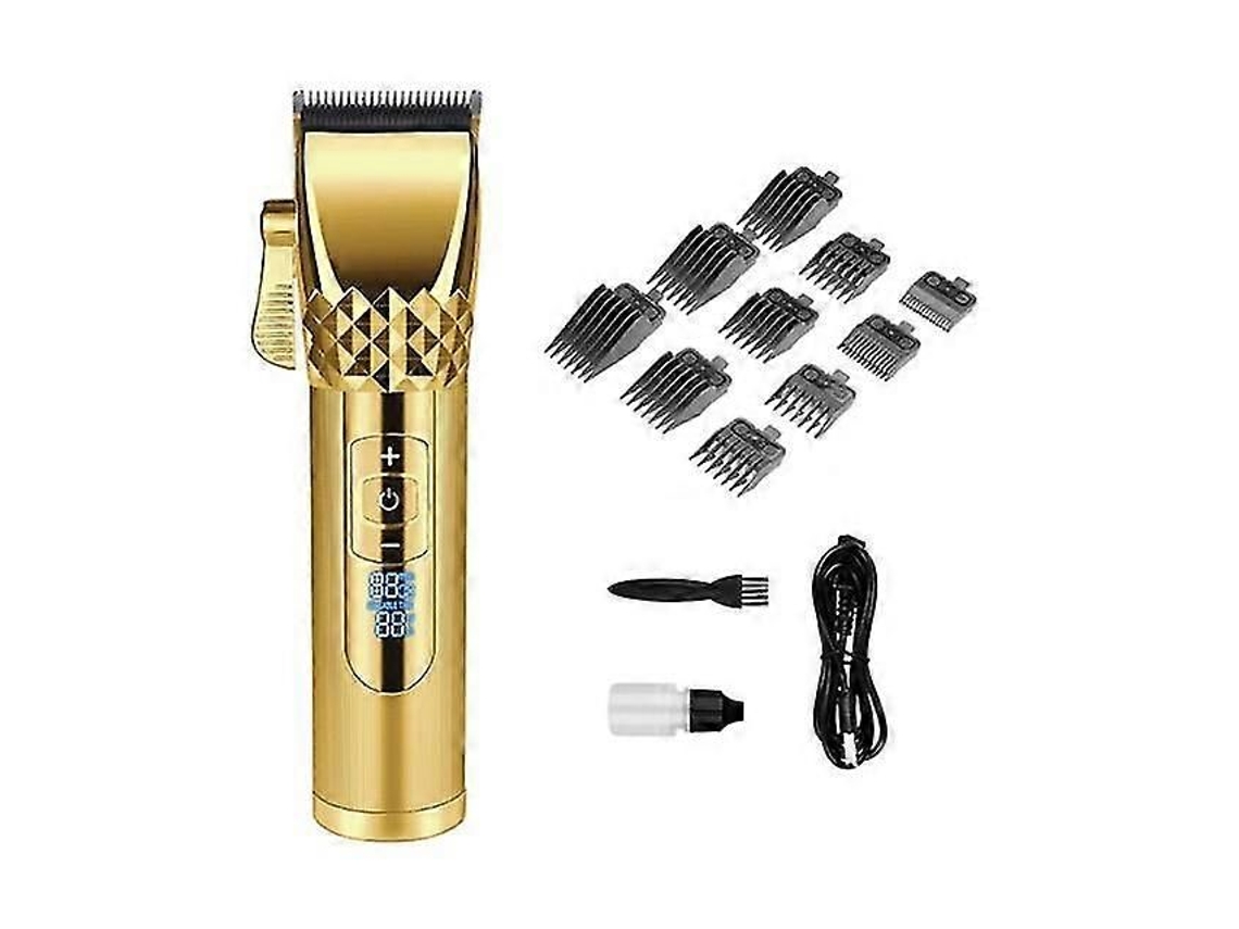 Máquina De Cortar Cabelo Masculina, Aparador De Barba Elétrico Sem Fio, Recarregável, 1800 Mah, Carregamento Rápido Profissional.