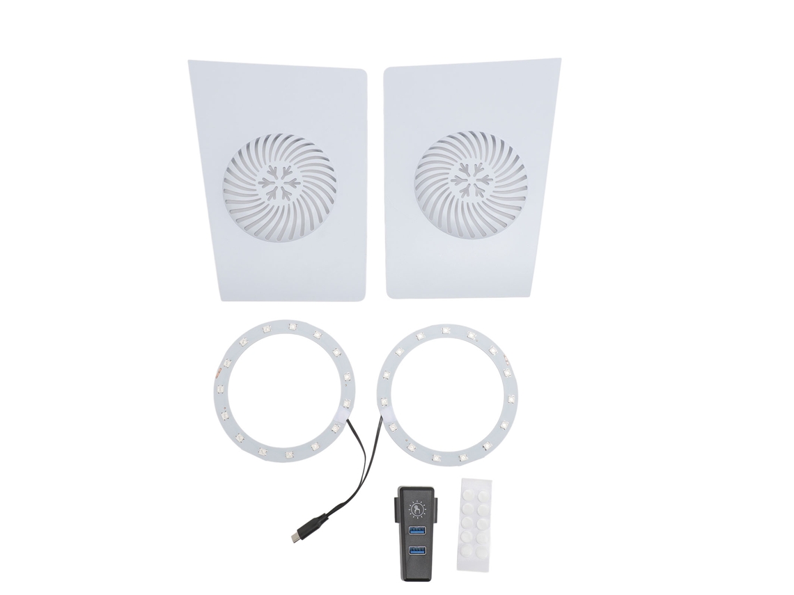 Painel de Substituição do Host EOOCOO com luz RGB e buracos de dissipação de calor