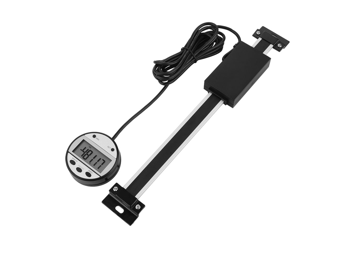 Laxiscreed Escala Linear Digital 0-150mm Com Leitura Lcd Para Máquinas De Fresar E Tornear