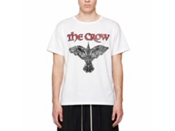Rockinstone The Crow Movie Logo And Crow White Adult T-shirt Size:xl