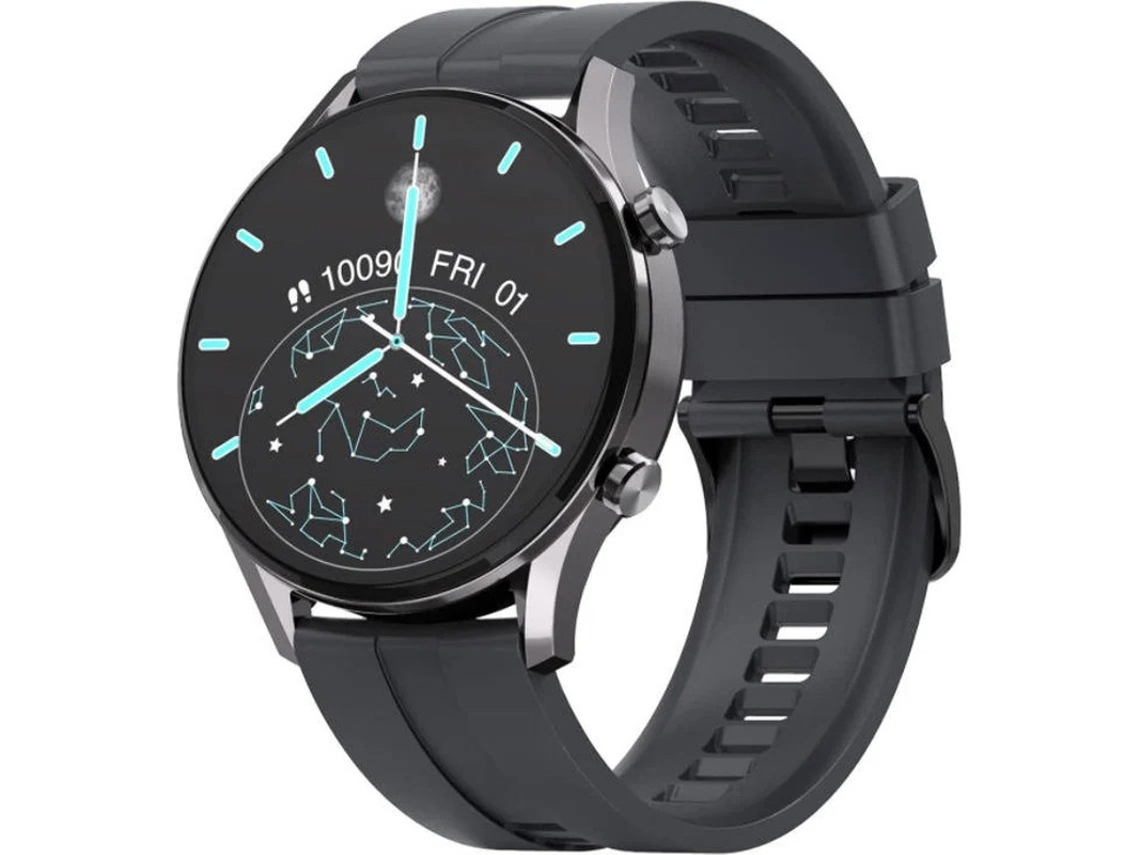Smart Watch 1.3 Colorido Tecido Touch Ip68 Resistente à Água Hr Oxigênio Sangue Sono Fitness Watch Bestvite (preto)