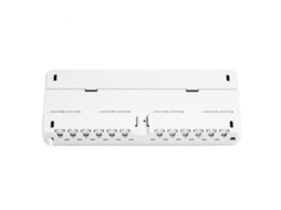 Controlador central de aquecimento de piso Semi Fios, 8 canais, compatível com caldeiras de parede para aquecimento hidrônico.
