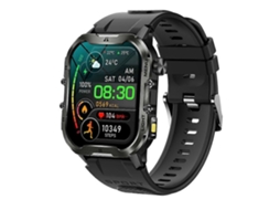 Smartwatch T26 com tela colorida de 1,96 polegadas, suporta chamadas Bluetooth e monitoramento de saúde. Ly Ebike