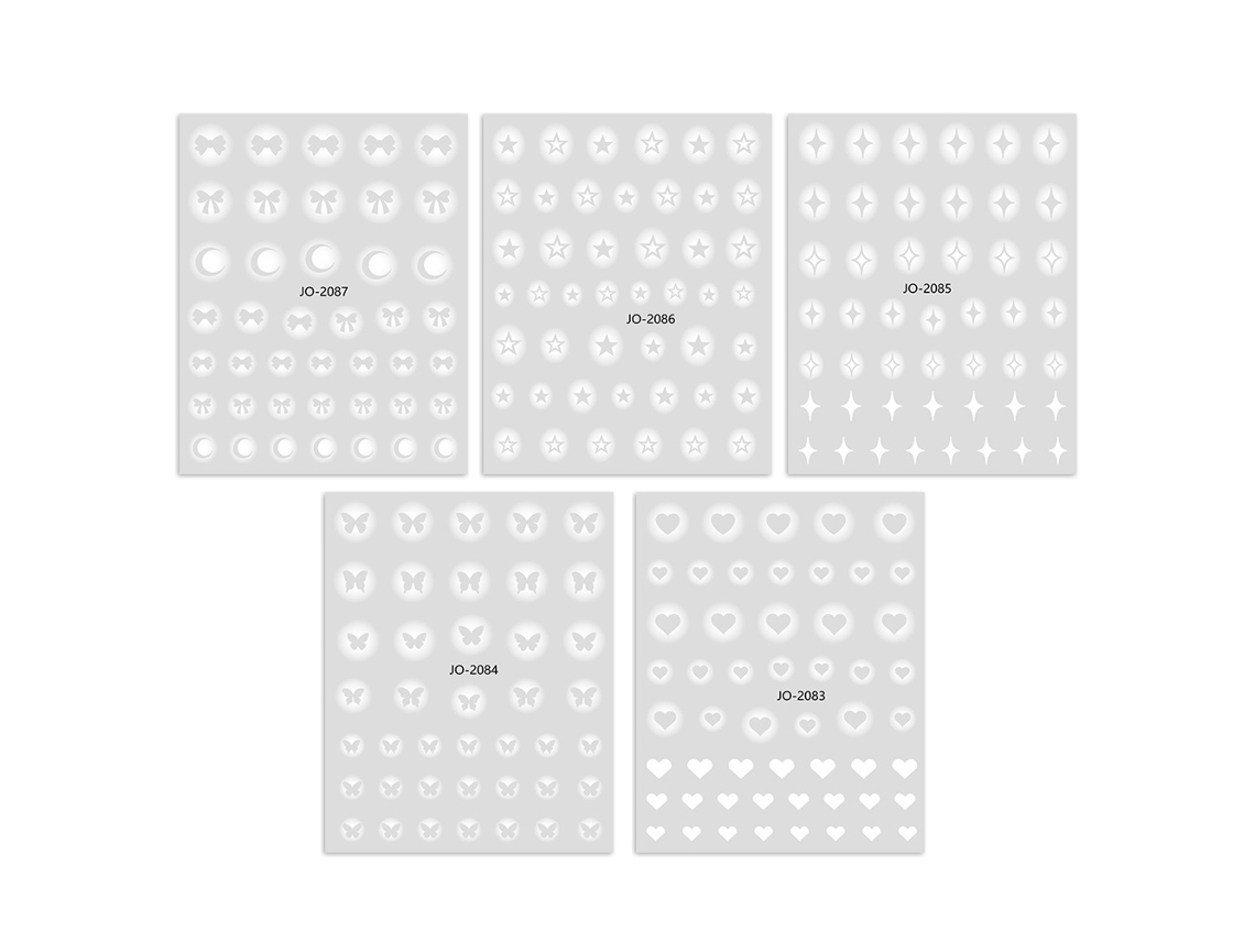 10 Folhas de Adesivos para Unhas Adesivos Autocolantes de Borboletas para Decoração de Manicure RNEMITERY