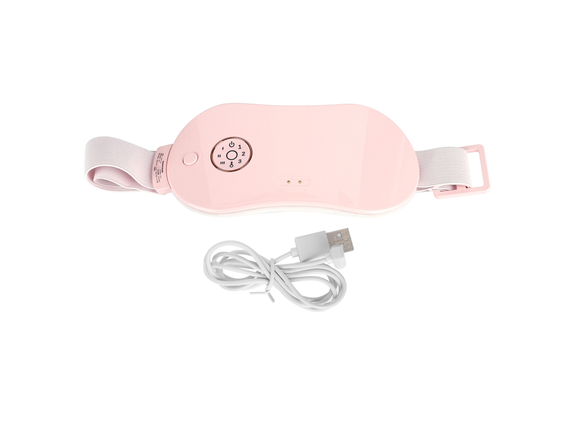 Cinta de massagem com aquecimento rápido Laxiscreed para alívio da cintura e saúde uterina.