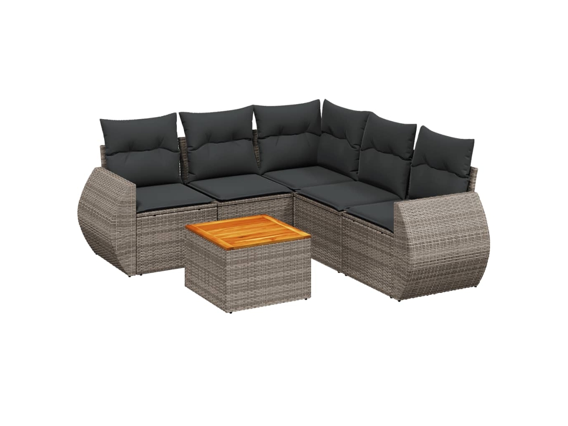 Garden Sofa Set, Garden Sofa Sets Vidaxl Cinzeto Rattan / Vime (n/a)