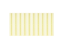 10pcs Espinhos de Encadernação em Lente 30 Anéis 19mm para 150 Páginas Papel A4 Amarelo