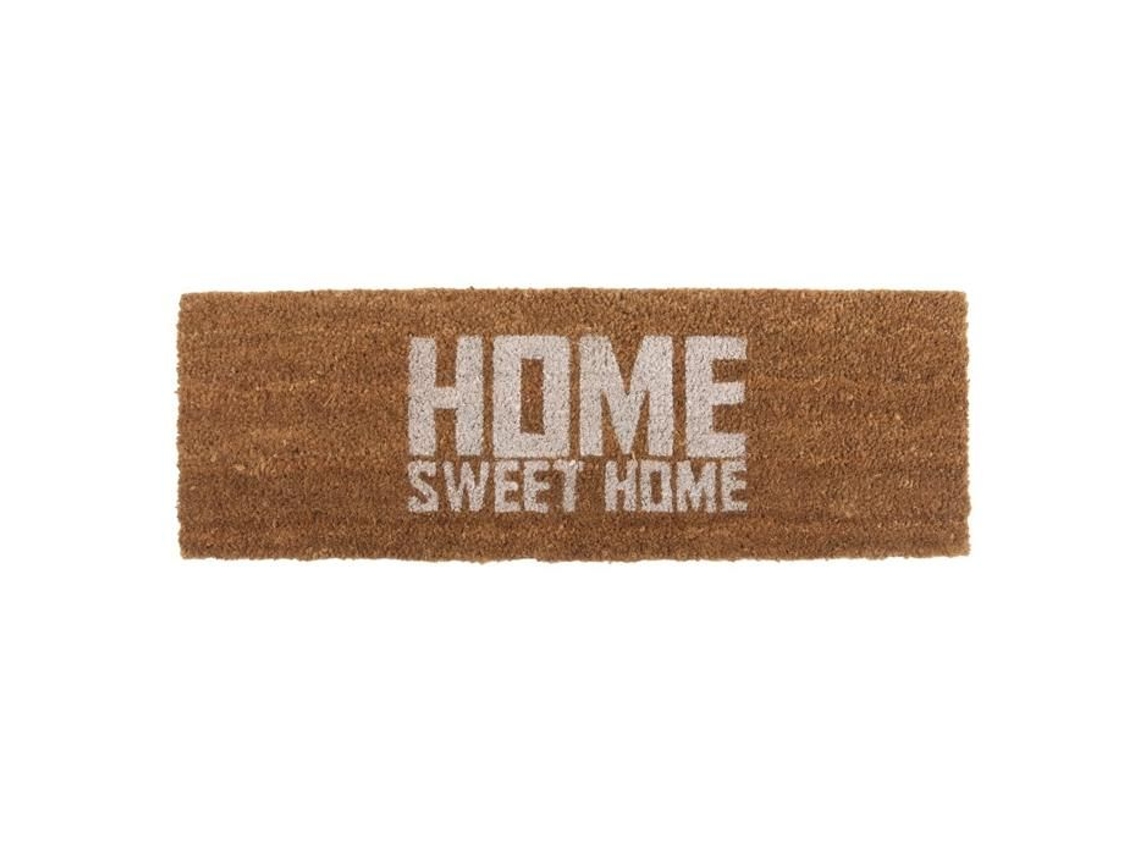 Home Cesta retangular de fibra de coco marrom
