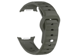 Pulseira De Silicone Macia Para Samsung Watch Ultra 9, Substituição desportiva Verde Hexinyigjly