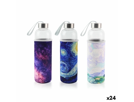 Garrafa De Água Bewinner Vidro 600 Ml (24 Unidades)