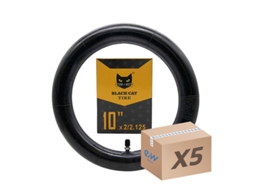 Câmara De Ar 10x2/2.125 Black Cat - Válvula Reta -5 Unidades