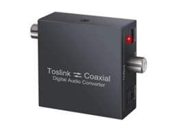 Conversor Coaxial Bidirecional, Conversor Óptico Spdif Toslink Para Coaxial Toslink E Coaxial Para Óptico Spdif Toslink Aquaforge