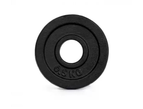 Disco De Peso Laubr 0,5kg Preto Ideal Para Treinos E Fitness Bescomo Sp. Z O.o.