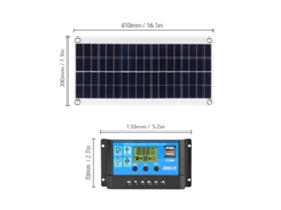 Carregador Solar Portátil com 2 Usb para Celular e Carro