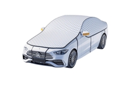Revestimento espesso para carro, ideal para neve, protetor solar para para-brisa, proteção solar para todas as estações e anticongelante para carro.