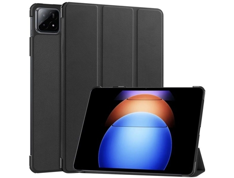 Capa Protetora Flip Alzaguard Para Xiaomi Pad 6s Pro Preta