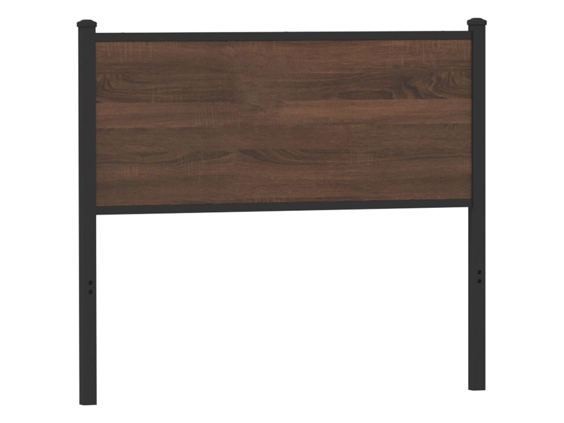 Cabeceira VIDAXL Marrom Metal (105x3x91.5cm)