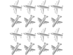 Tachinhas De Metal Em Formato Avião Beooky Para Quadros Cortiça E Escritório, 60 Peças, Liga De Zinco, Design Criativo