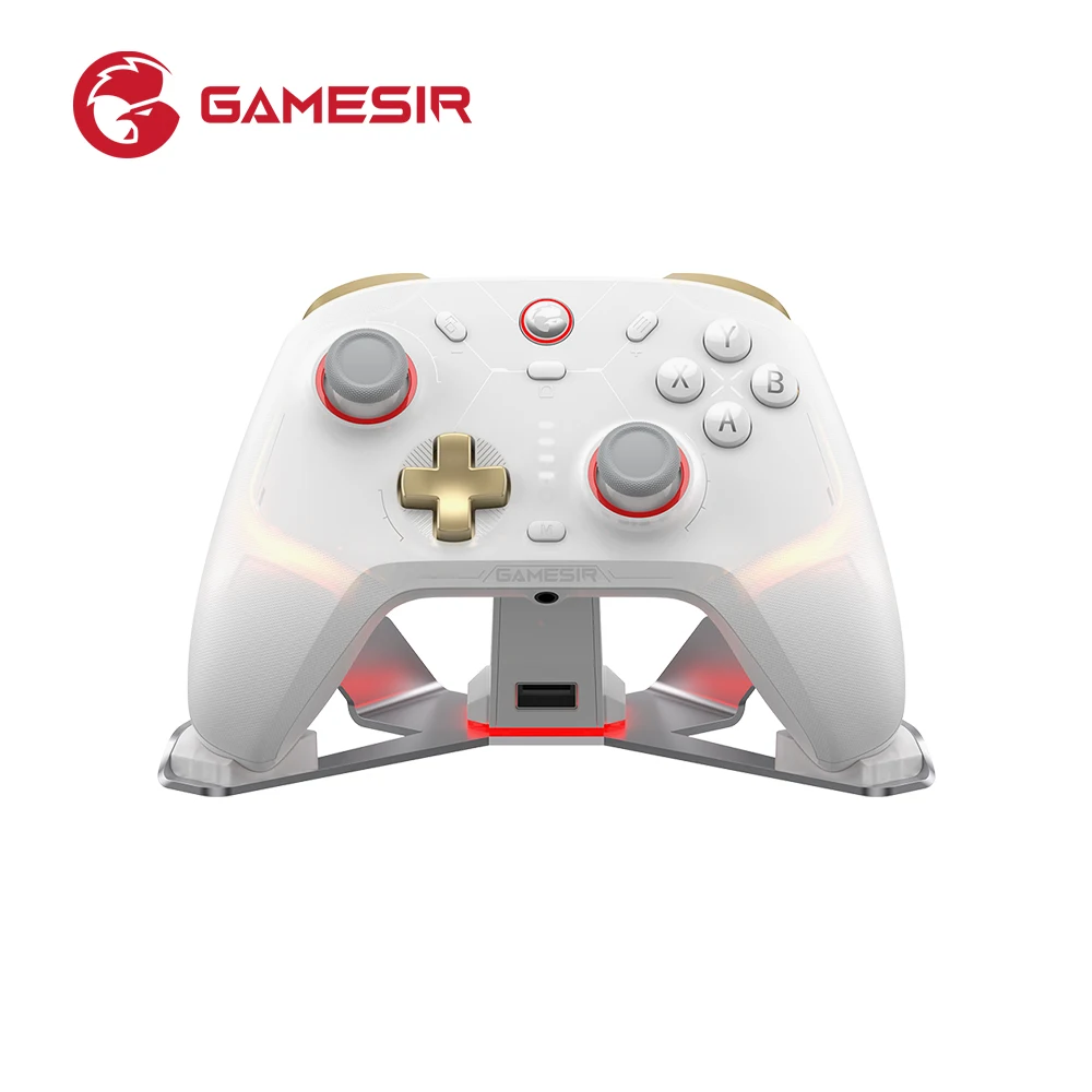 (fundo Branco) Controle Sem Fio Rgb Para Nintendo Switch, Compatível Com Switch/pc/android/ios