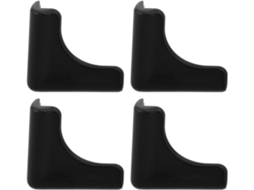 Protetores De Canto Genéricos Silicone, 4 Peças, Fácil Instalação, Proteção Segura Para Coifas E Mesas De Cozinha